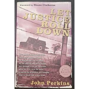 Let Justice Roll Down by John M. Perkins Hardcover ISBN 9780830743070 VG